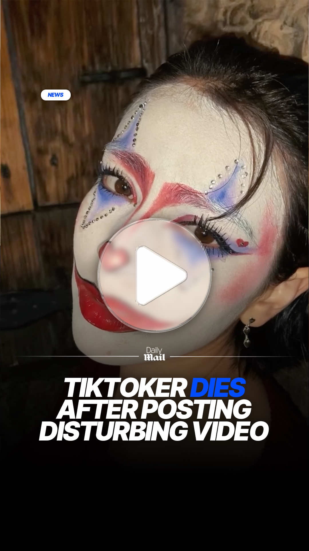 A popular influencer has died weeks after posting a haunting video wearing clown makeup with tears in her eyes. Marian Izaguirre, 23, was pronounced dead in a hospital in Morelia, Mexico, on September 12, after suffering an undisclosed injury that left her brain-dead, local outlet El Financiero reported on Saturday. No further details on the nature of Izaguirre's injuries were shared. Read more at DailyMail. #news #tiktoker #influencer #rip #mexico 