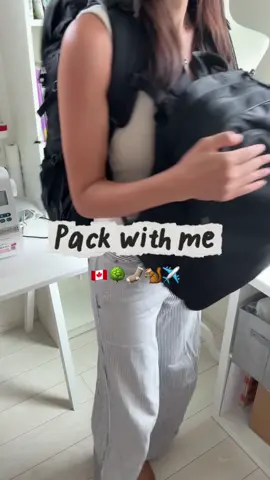 9泊10日のカナダ旅に行くのでパッキングしていくよ〜🇨🇦🐿️✈️ #パッキング#一人旅#カナダ旅#パッキング術 #packithme