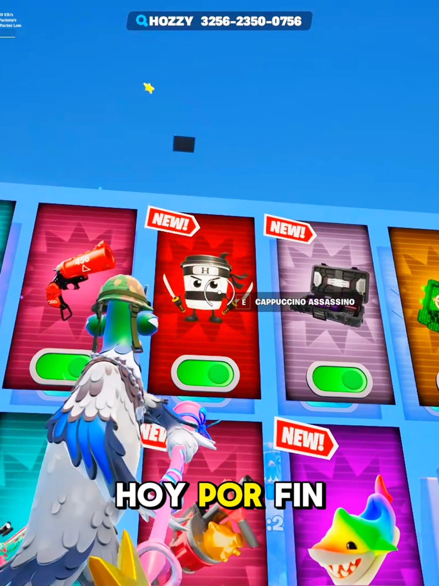 ¡Así consiguen el ítem Cappuccino Assassino!🥷 #fortnitemaps #fortniteespañol #hozzy