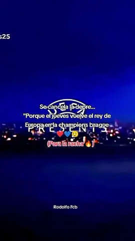 Regrese el rey de Europa ❤️💙😮‍💨#barcelona #vuelve #championsleague #lamineyamal #paralaracha 