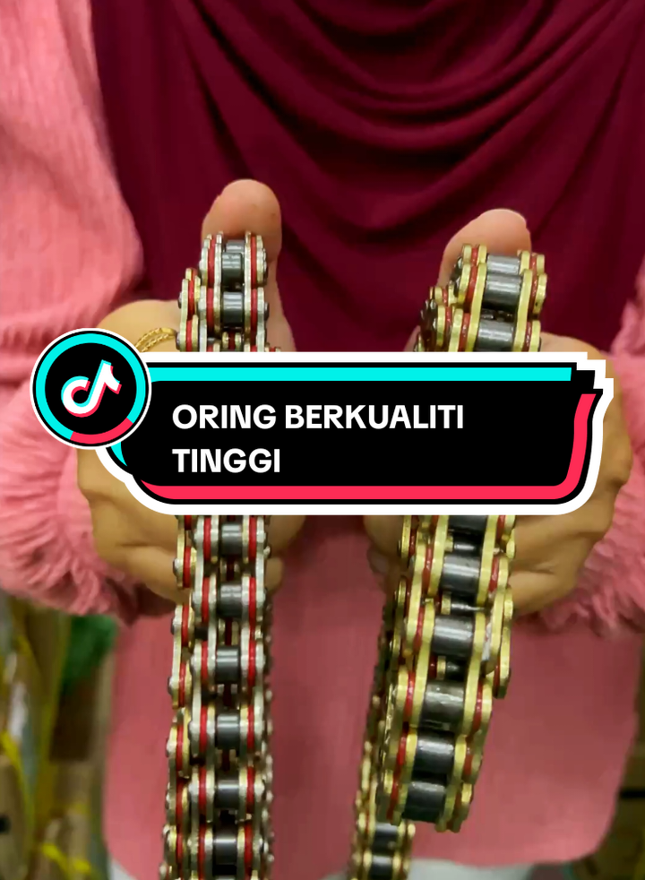 rantai oring yang tahan lasak untuk penggunaan jangka panjang #gold #oring #stt #harden #heavyduty 