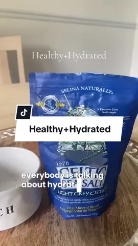 🌿Natural + Clean + Hydrated=Healthy 💧✨ Skip the sugary hydration packets. A pinch of Celtic sea salt with water helps replenish vital minerals and support natural hydration in a clean way. #hydration #stayhydrated #celticsalt #minerals #health 