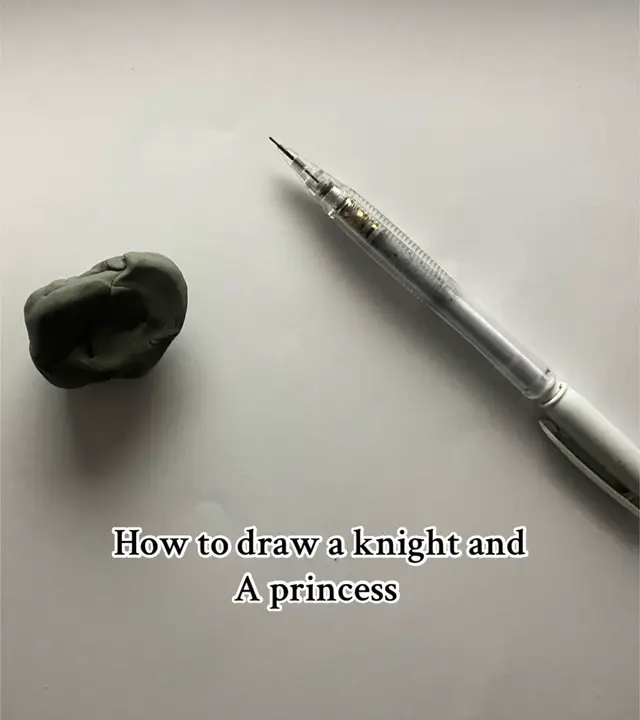 Un poco diferente #fyp #tutorial #drawing #knight #princess