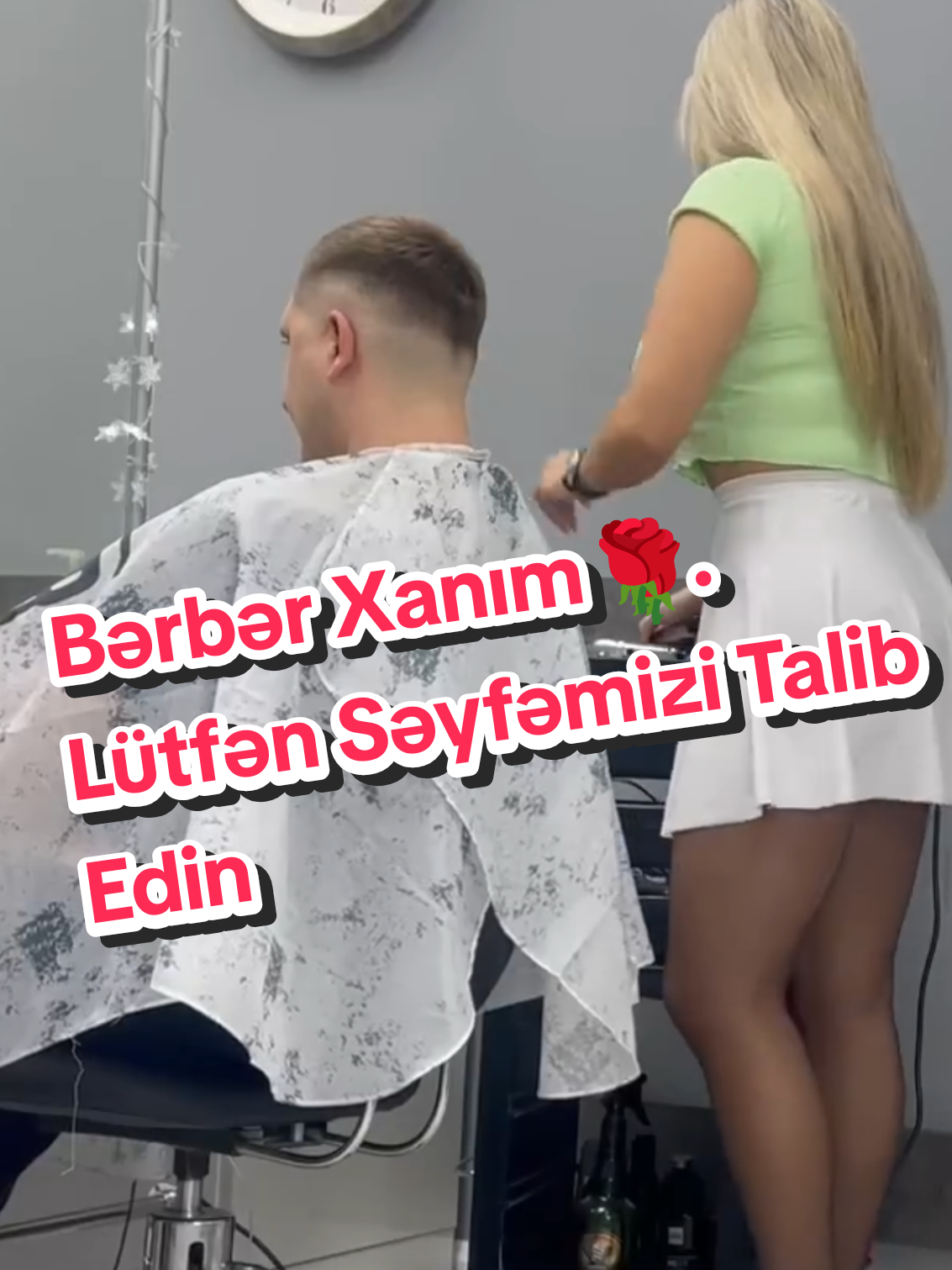 Bərbər Xanım🌹. Lütfən Səyfəmizi Talib Edin #bərbər #berber #keşfet #keşfett #kesfet 