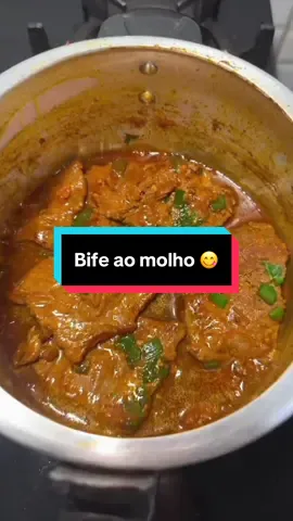 Bife ao molho na pressão 😋#tiktok #receitassimples 