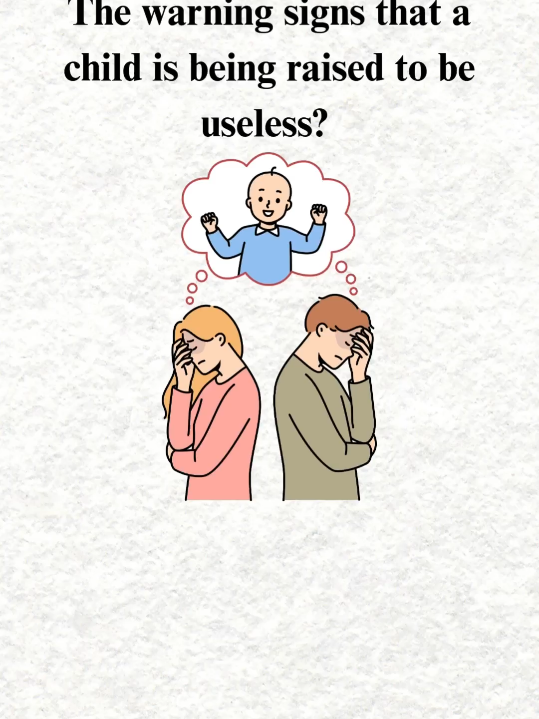 The warning signs that a child is being raised to be useless #psycology #personalitydevelopment #parenting