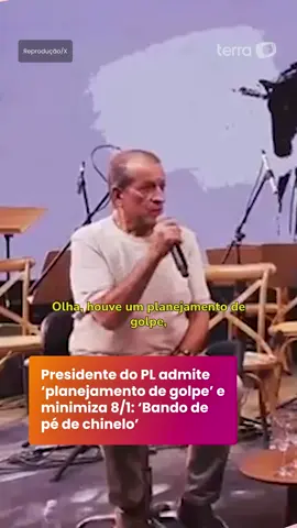 O presidente do Partido Liberal (PL) Valdemar Costa Neto admitiu que houve um planejamento de golpe de Estado, mas afirmou que não houve crime, pois o plano não se concretizou. “No Brasil a lei diz o seguinte: se você planejar um assassinato, mas não fez nada, não tentou, não é crime. O golpe não foi crime”, disse. #TerraBrasil #TerraNotícias #ValdemarCostaNeto #JairBolsonaro #8DeJaneiro 