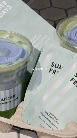 Hi Toronto ✨ Enjoy the Summer Fridays Soft Cloud Matcha exclusively at @nutbar | superfood cafe Ossington and get a Gentle Reset Daily Exfoliating Pad sample with every drink. *while supplies last 📍Where: nutbar Ossington (127 Ossington Ave.) 🕘When: September 15 - Sunday, September 21 We can't wait to see you there! 🍵🤍