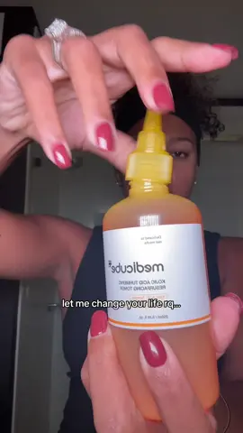 Yeah this just changed the game!!! just another option/method of applying your toner, especially helpful if you don’t have or don’t use the cotton pads.  Medicube kojic acid turmeric toner #medicube #kojicacid #turmerictoner #medicubeskincare #skincaretips 