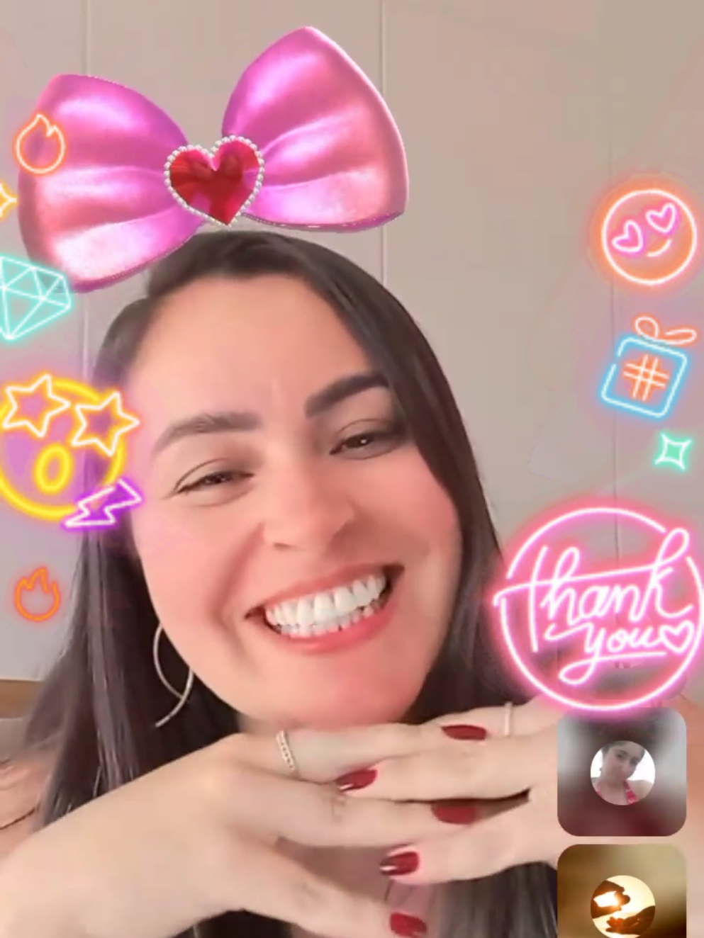 GRATIDÃO MC🤝🏻😊! Amei o presente kkk Um dos melhores Presentes na minha LIVE. 🐅รลмµяลเ✅️❤️‍🔥🌛🐦‍🔥🔥, te agradeço muito por me ajudar! @🐅รลмµяลเ✅️❤️‍🔥🌛🐦‍🔥🔥 #tiktoklive #livehighlights #livegift #bowknot #nócomlaço 