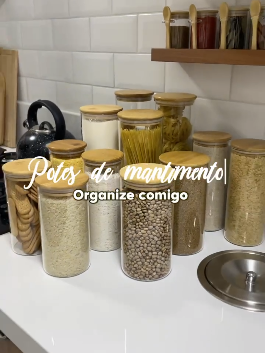 potes hermético que vai deixar sua cozinha mais organizada 😍#videoviral #viral #amazongadgets #fy #amazon 