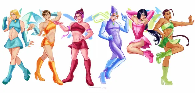 Here they are all together! #winxclub #winxedit #winxnetflix #winxsaga #winxclubedits 