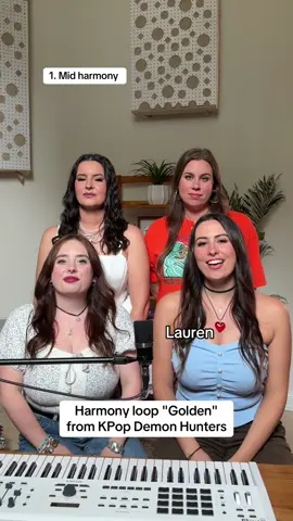 Today we sang Golden from the movie KPop Demon Hunters!! This song is sooo catchy, the high notes are EVERYTHING. What should we sing next?!  #cimorelli #cover #goldencover #singing #singer 