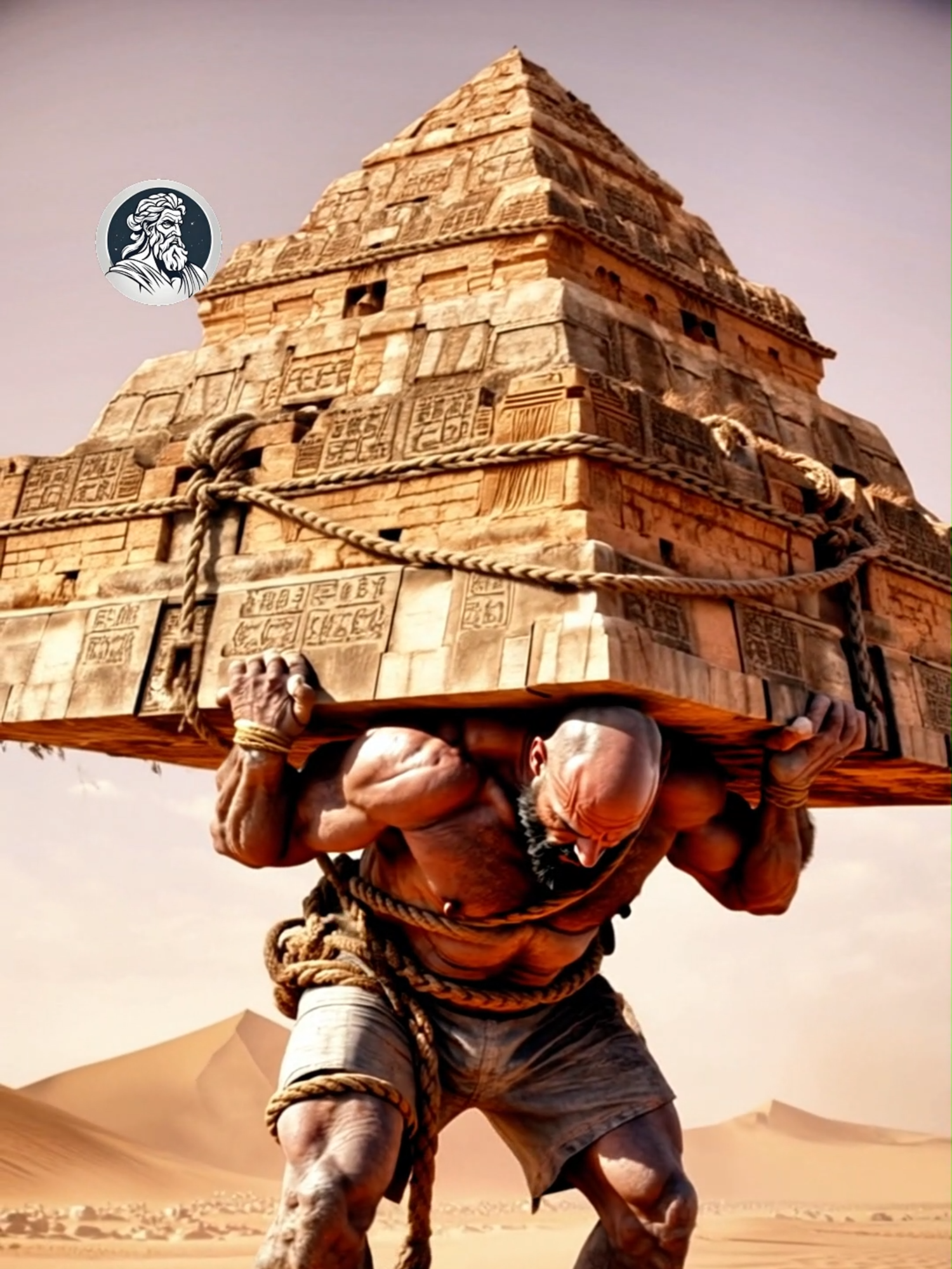 HOW THE PYRAMIDS WERE MADE #cadamitologia #ai #fyp #giants #desert #egypt #pyramids #alien