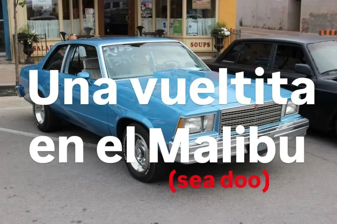una vueltita en el Malibu 