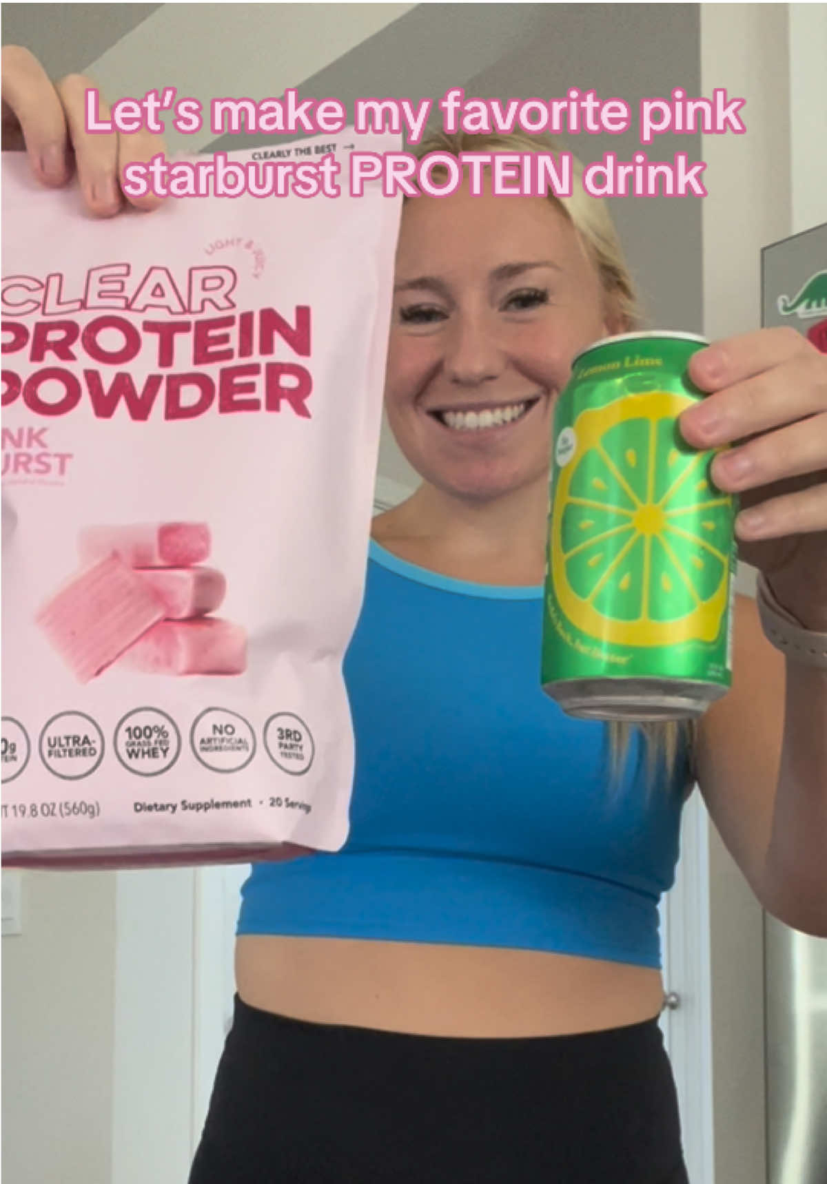 Tastes like candy, fuels like protein 🍬💪 My new obsession 👉 Clean Simple Eats Pink Starburst Protein Powder 💗 #cleansimpleeats #proteinpower  #proteinshake #GymTok #proteinsnack @Clean Simple Eats 