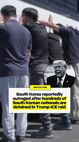 Arrests were made of workers with visas. South Korea is reportedly the largest foreign direct investor into the United States.