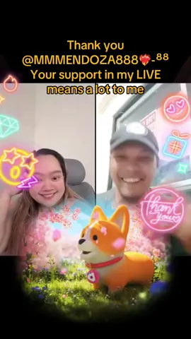 MMMENDOZA888❤️‍🔥-⁸⁸, thank you for the incredible support in my LIVE! I will keep creating better LIVE content!@MMMENDOZA888❤️‍🔥-⁸⁸ #tiktoklive #livehighlights #livegift #sakuracorgi 