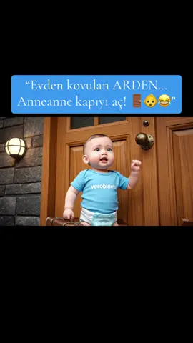 “Evden kovulan Arden …   kapıyı aç! 🚪👶😂” 🔥 Hashtagler: #anneanne #babaanne #dede #kesfet #reels