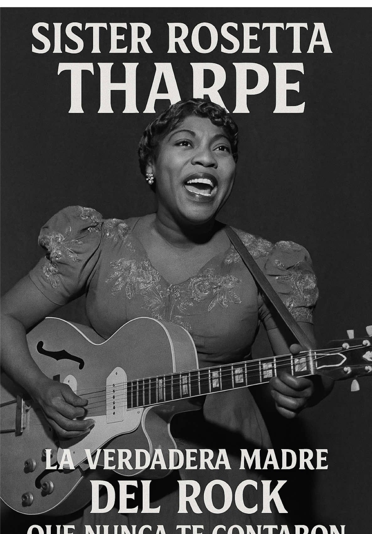 Antes de Elvis, antes de Chuck Berry y antes de los Rolling Stones, ya existía Sister Rosetta Tharpe. Con su guitarra eléctrica en los años 30, mezcló gospel con riffs distorsionados y grabó Rock Me en 1938, considerada la primera canción de rock. Archivo clasificado: Johnny Cash la llamó “mi mayor influencia”, y artistas como Little Richard y Elvis tomaron inspiración directa de su estilo. En 1964 dio un histórico concierto en una estación de tren en Manchester, frente a futuros miembros de Led Zeppelin y los Rolling Stones. Secreto de archivo: fue invisibilizada durante décadas por ser mujer y por ser negra. Solo en 2018 entró al Salón de la Fama del Rock and Roll. Hoy Sister Rosetta Tharpe es reconocida como la verdadera madre del rock. La historia tardó en admitirlo… pero su legado sigue más vivo que nunca. Cada semana abrimos otro expediente oculto de la música. Sigue a #Leyendasdelbar para descubrirlos todos. #S#SisterRosettaTharpeM#MusicHistoryR#RockLegendsMusicMystery Before Elvis, before Chuck Berry and before the Rolling Stones, there was Sister Rosetta Tharpe. With her electric guitar in the 1930s, she blended gospel with distorted riffs and recorded Rock Me in 1938, considered the first rock song. Hidden file: Johnny Cash called her “my greatest influence,” and artists like Little Richard and Elvis took direct inspiration from her style. In 1964 she gave a historic concert at a train station in Manchester, with future members of Led Zeppelin and the Rolling Stones in the crowd. Secret file: she was erased for decades for being a woman and being Black. Only in 2018 was she inducted into the Rock and Roll Hall of Fame. Today Sister Rosetta Tharpe is recognized as the true mother of rock. History took too long to admit it… but her legacy is stronger than ever.