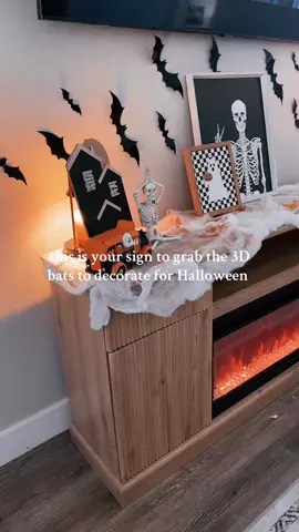 Free shipping available! 🦇 such a fun way to decorate for Halloween!  #3dbats #halloweendecor #halloweendecorations #halloweendecorideas #halloweendecor2025 