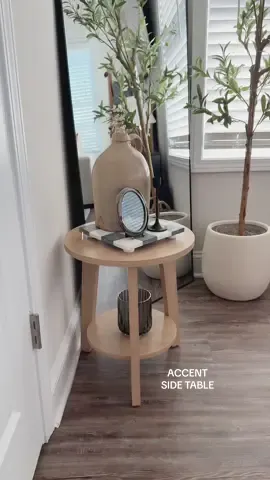 So pretty & can be styled as nightstands, too! 🤍 | @Flycity  #CozyHome #SideTableDecor #NightstandStyling #LivingRoomStyling #ElevatedHome 