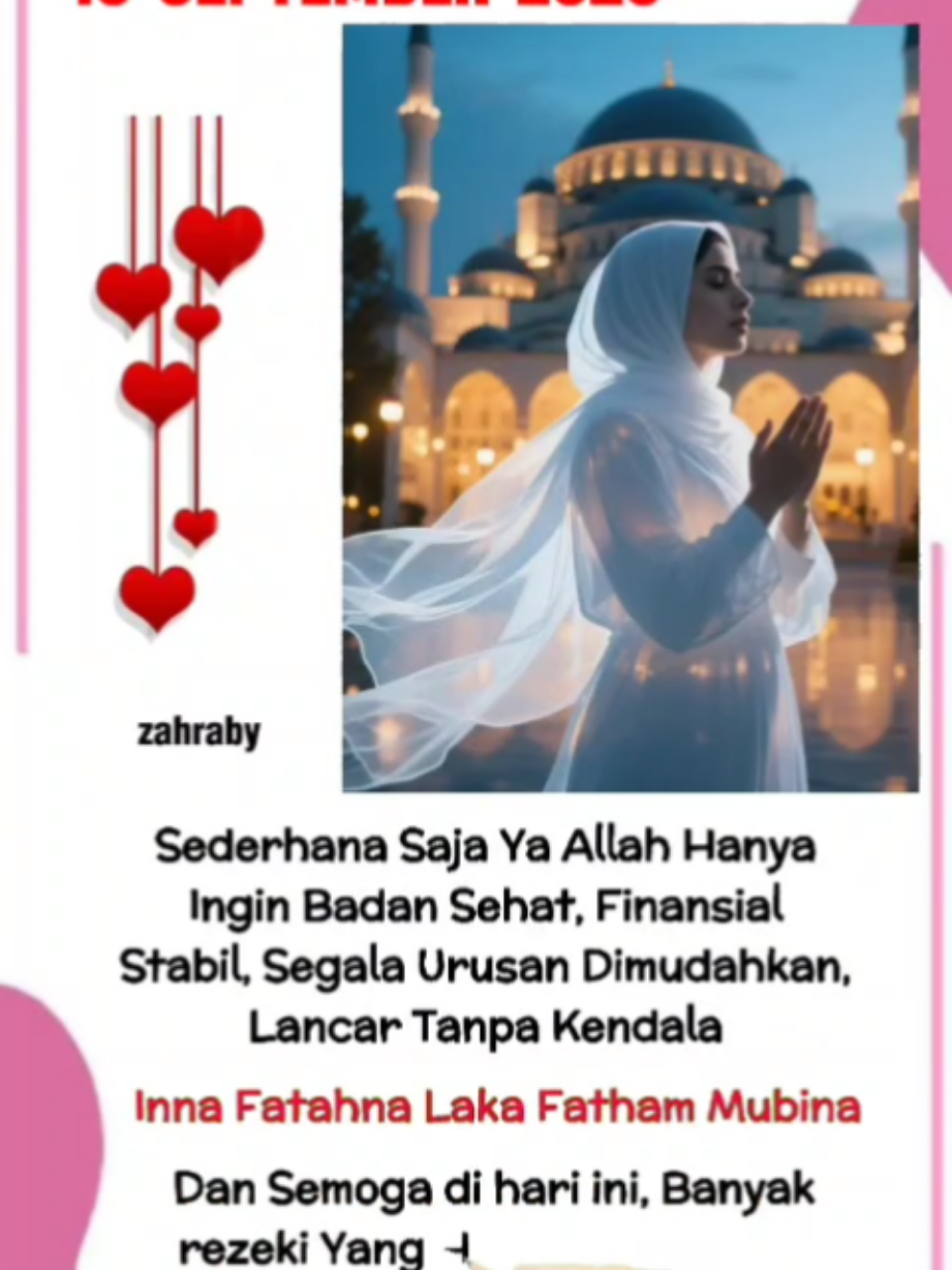 assalamu'alaikum, selasa 16 September 2025,bismillah semoga dimudahkan segala urusan selalu diberikan nikmat sehat panjang umur Aamiin🤲