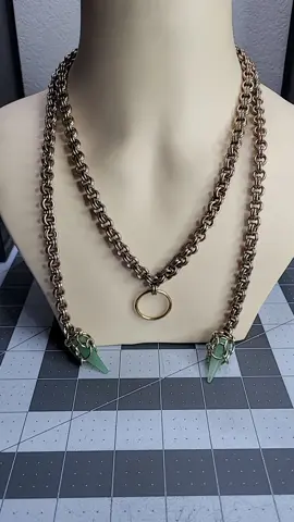 Tug chains, for those that like a little extra fidget with what they wear #chainmail #chainmaille #jewelry #alt #quink 
