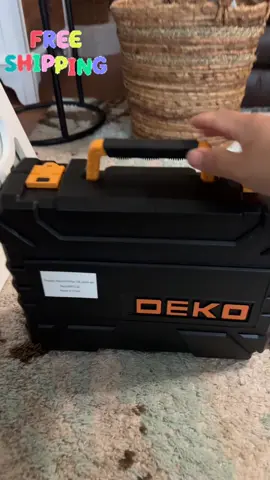 DEKO 8V Cordless Drill Set - 126-Piece Home Tool Kit With Storage Case, DIY Power Tools For Fence Work, Home Décor, Furniture Assembly & Everyday Repairs #fyp #tiktokshop #deko #cordlessdrill @DEKOTOOLS STORE 