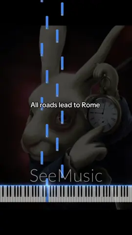 All roads lead to Rome song. New computers by girlfriends #easy #piano #tutorial 