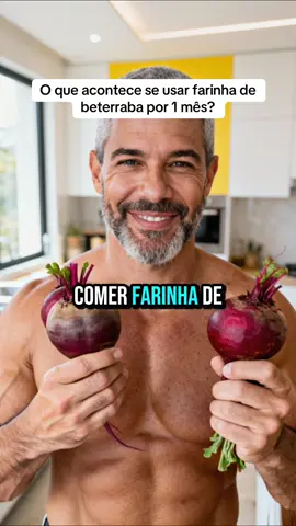 O que acontece se comer farinha de beterraba todos os dias por um mês? #farinhadebeterraba #beterraba #pretreino #dieta #academia 