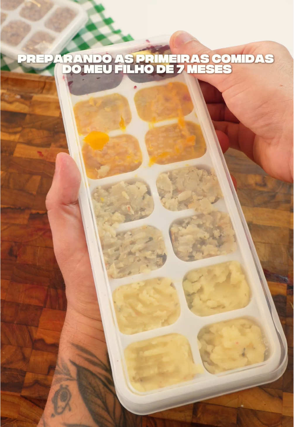Preparando as primeiras comidas do meu filho de 7 meses 👶🏻🥩 #introducaoalimentar 