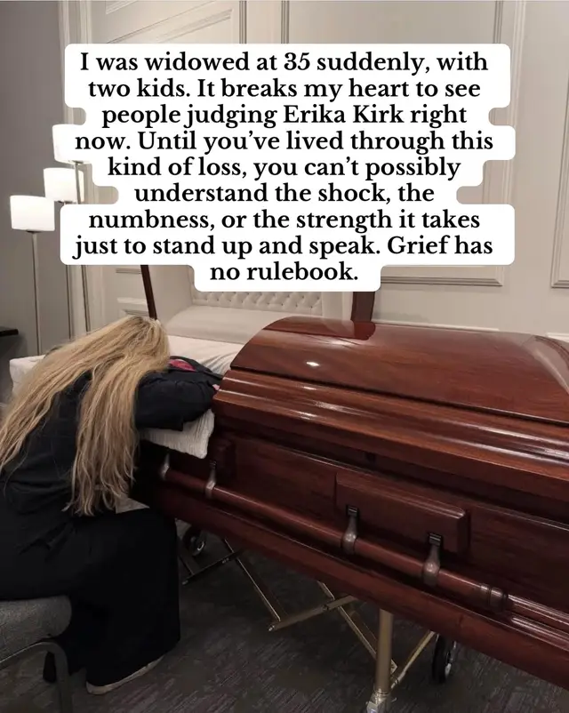 Watching Erika Kirk’s grief unfold reminds me of my own journey. Widowhood is raw, messy, and deeply personal. Most people don’t see the shock, the numbness, the weight of carrying everything alone, or the slow work of rebuilding a life. Swipe through to understand what grief really looks like and why judgment has no place here. 💔🙏 #GriefJourney #WidowStrong #charliekirk 