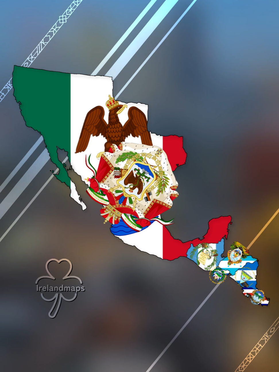 felices fiestas patrias 🇲🇽🇬🇹🇸🇻🇭🇳🇳🇮🇨🇷#mapping #centroamerica #mexico🇲🇽 #fiestaspatrias #fyp 