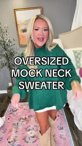 These sweaters are viral for a reason!! They look great on everyone and perfect for Fall!!! #oversizedsweater #sweater #mockneck #falloutfits #outfitinspo 