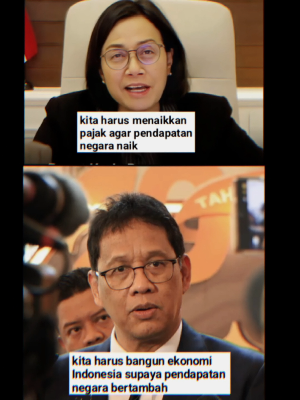 Sri mulyani : pajak pajak Purbaya :bangun ekonomi lah #menkeu #purbayayudhisadewa #fyp #ekonomi #engineering 