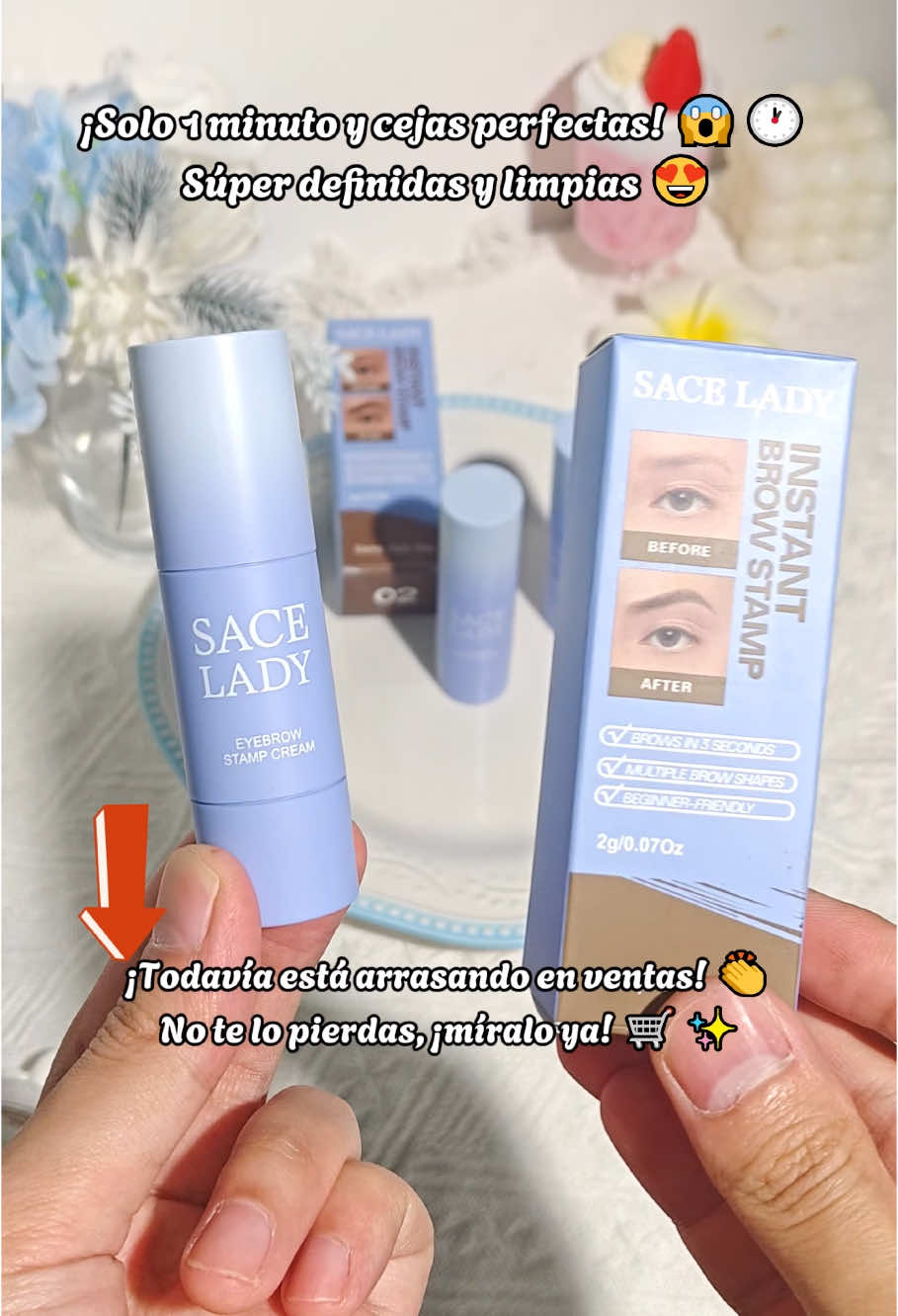 Color natural y uniforme, crea cejas definidas en segundos ✨👁️#tampondeceja #sellodeceja #aesthetic #maquillaje #tutorial #eyebrows #cejastutorial #estampadeceja #makeup #sacelady #Dealsforyoudays
