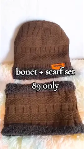 MAY BONET KANA MAY SCARF KA PA.PARA HINDI KA LAMIGIN NGAYON BER MONTHS #bonet #scarf #coldweather #toptrending #fyp 