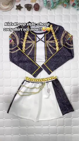 🥰#2pc#kpopstyle #huntrix #rumi #zoey #partydress #mira #kidswear