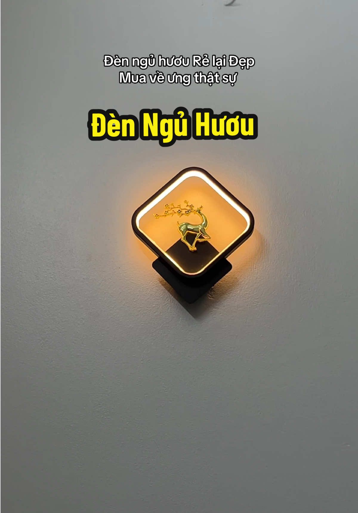 ☘️ Đèn ngủ hươu Rẻ lại Đẹp Có 3 chế độ ánh sáng . Mua về mà ưng thật sự #viral #denngu #denled #dencauthang #dendecor 