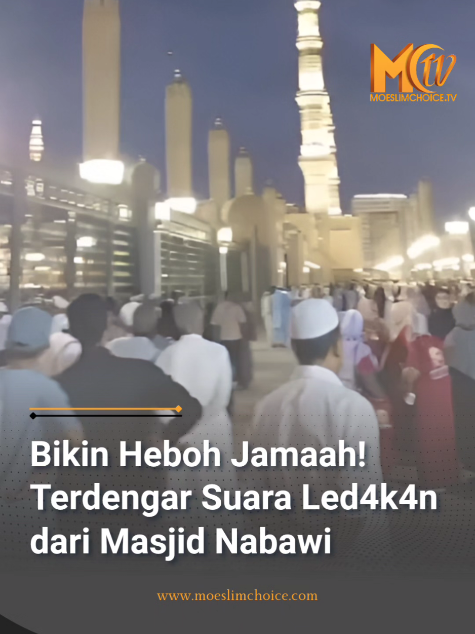 Bikin Heboh Jamaah! Terdengar Suara Led4k4n dari Masjid Nabawi #masjidnabawi #ibadah #haji #viral #fyp 