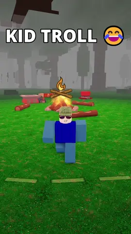 Kid troll lmao 😂 #roblox #99nightsintheforest #99nights #funny #fyp #foryou  