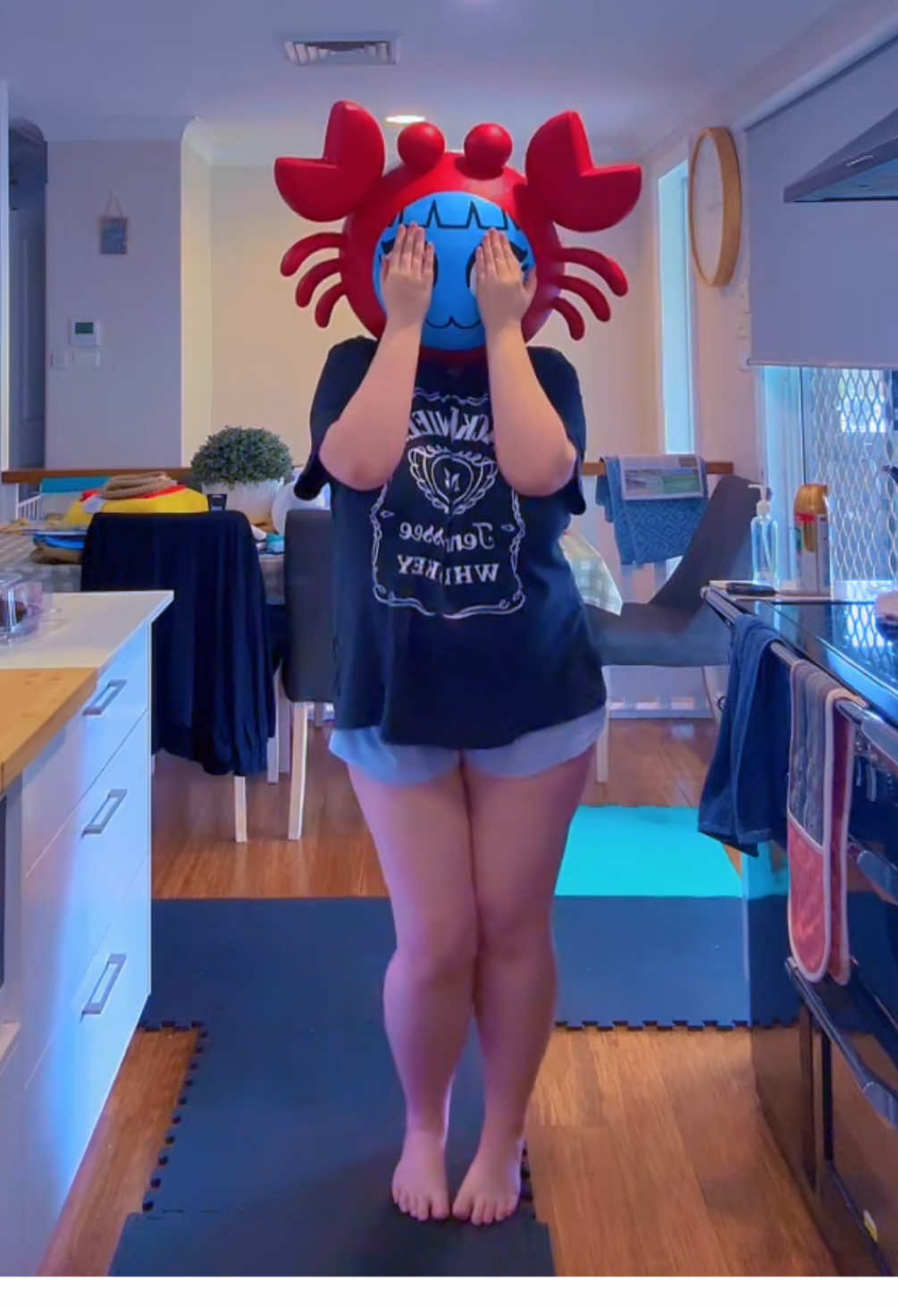 My PEAK scout head is nearly done!! 🩵 (No, I’m not cosplaying Abby, lol) #peak #peakgame #peakcosplay 