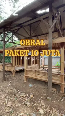 Siapa cepat dia dapat #rumahkayu #gazebo #wisata #penginapan #fyp 