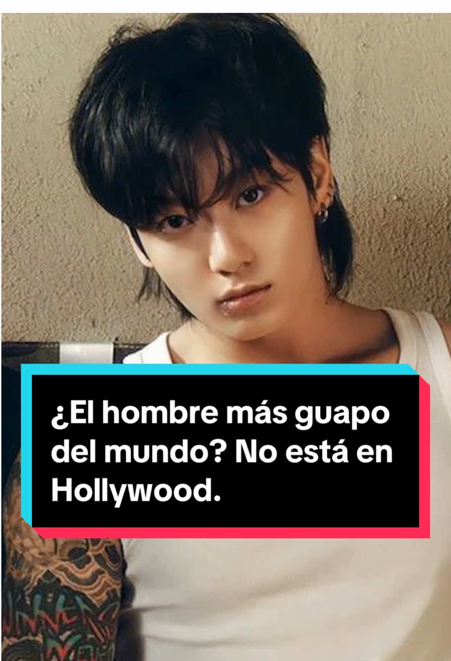 ¿El hombre más guapo del mundo? No está en Hollywood. #foryou #jungkook #bts #kpop #celebrity 