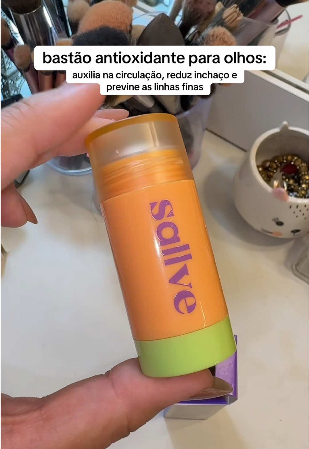 Adeus bolsinhas e linhas finas na região dos olhos 😍 @sallve 