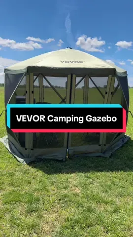 If you’re camping this screen gazebo is a must-have! No more bugs swarming your food or ruining family meals. Add this to your camping essentials list #campingessentials #campinggear #campingtent #vevor #vevorttshop #campinghacks @Vevor_US 