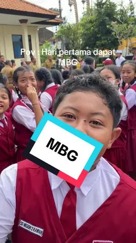 Tidak ada kata kata yang penting MBG👌🏻  @badangizinasional.ri  #mbg #makanbergizigratis #bgn 