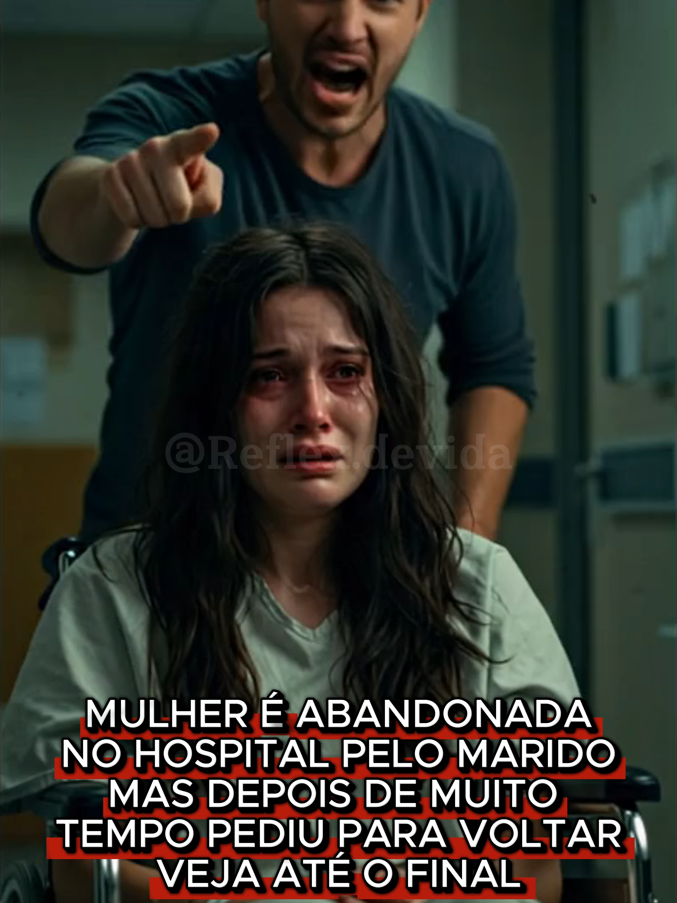 MULHER ABANDONADA NO HOSPITAL. Assista essa história e reflita com Deus 🥺#refletir #sabedoria #história #conto #reflexão
