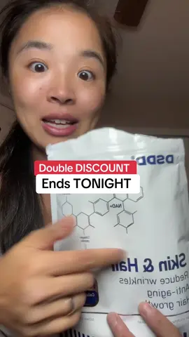 ✨ Glow from the inside out with DSDD NAD PLUS+Biotin+Collagen Berry Flavor Drink Mix 💖 Supports anti-aging, hair growth, and radiant glass skin while boosting daily energy 🌿 A thoughtful gift for beauty and wellness lovers 🎁 #GiftForHer #BeautyFromWithin #CollagenDrink #HolidayGiftIdeas #tiktokmademebuyit 